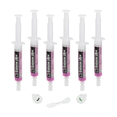 Imagen de Errecom Extreme Ultra 6 x ml, Sellador de Fugas para Sistemas Aire Acondicionado y Refrigeración, incluye les adaptadores 1/4 SAE 5/16 (R410a, R32)