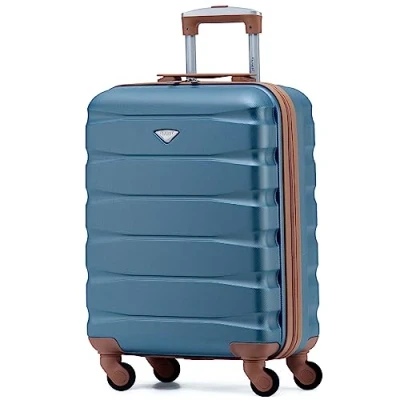 Imagen de Flight Knight Maleta Rigida Ligera de 4 Ruedas, Equipaje Mano Aprobado para Aerolineas como British Airways, Tamano Maximo easyJet Cabina Grande 56x45x25cm