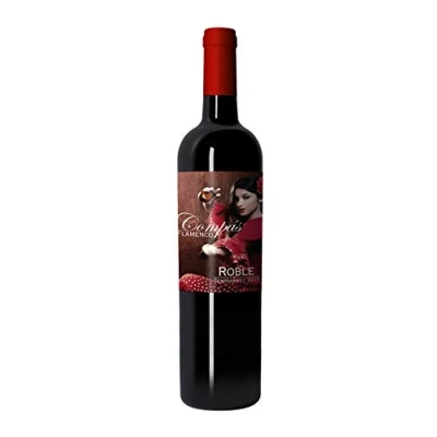 Imagen de Compás Flamenco Roble Vino Tinto Tempranillo de la Tierra Castilla 1 botella x 750 ml