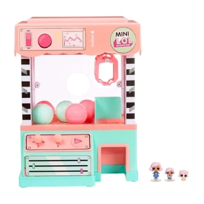 Imagen de L.O.L. Surprise! LOL Surprise Minis Máquina de Gancho con 5 sorpresas Incluye una Mini OMG Uptown Girl, un Prim y Mascota Yuppy Puppy, Luces Sonidos interactivos Edad: 4+ años