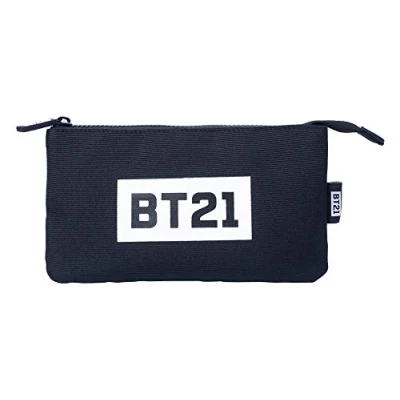 Imagen de Grupo Erik Estuche 3 Compartimentos Escolar│ BT21 Vuelta al Cole Producto con Licencia Oficial