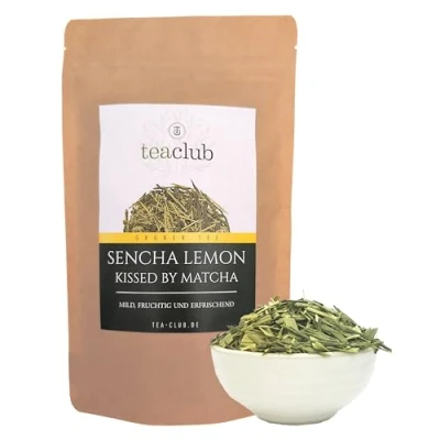 Imagen de Sencha Lemon té verde a granel 500g, japonés con matcha y lemongrass granel, Japón, TeaClub