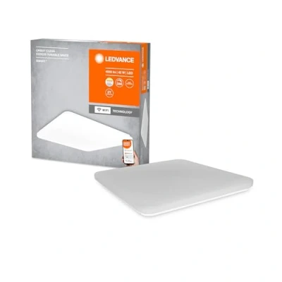 Imagen de LEDVANCE ORBIS CLEAN SMART+ Wi Fi 53x53cm, lámpara LED de techo regulable, para la zona estar, 42W, temperatura color 3000 6500K, 4200 lúmenes, diseño plano, control por app WiFi