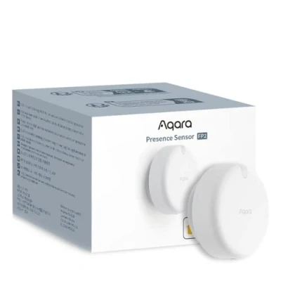 Imagen de Aqara Detector de Presencia FP2, Sensor mmWave Radar con Cable, Posicionamiento Zona, Detección Múltiples Personas y caídas, Soporta HomeKit, Alexa, Google Home Assistant