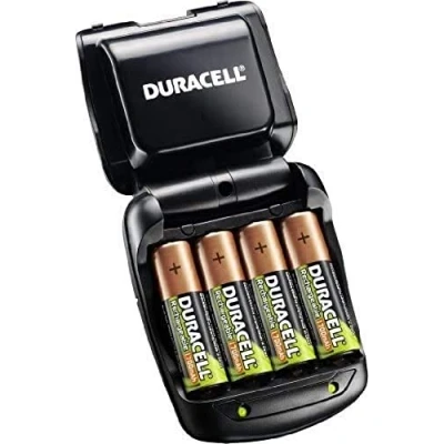 Imagen de Duracell CEF27 Pack de pilas y cargador (2 x AA, 2 AAA, 1700 mAh/750 mAh,)