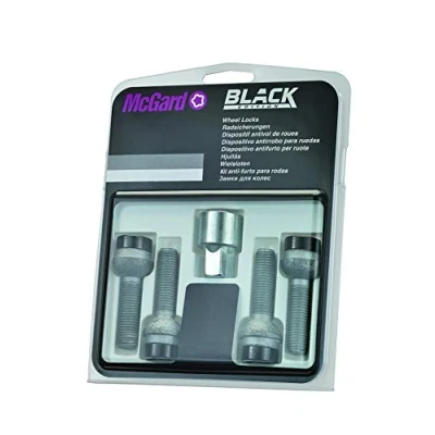 Imagen de McGard 28032 Sub Tornillos Antirrobo de Ruedas M14x1.5, Color Negro