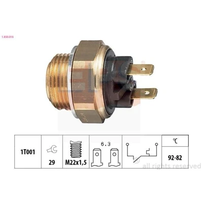 Imagen de Interruptor de temperatura, ventilador del radiador EPS 1.850.016