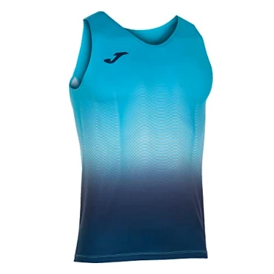 Imagen de Joma Elite VII Camiseta Running sin Mangas, Hombre, Turquesa flúor Marino, XL