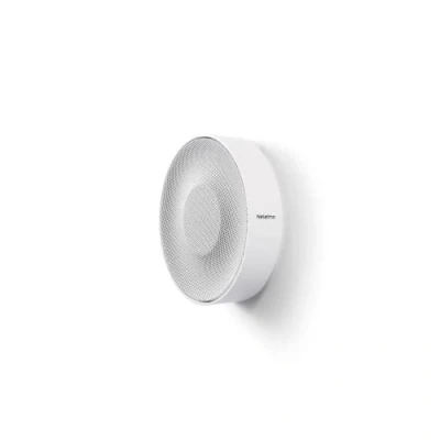Imagen de Netatmo Sirena Interior Inteligente, inalámbrica, 110 dB, habilitación y deshabilitación automática, sin suscripción, funciona con pilas o conectada a la corriente cable, NIS01 EU