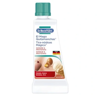 Imagen de Dr. Beckmann El Mago Quitamanchas Sangre y Proteínas combate manchas como las de sangre, helado semen, 50 ml