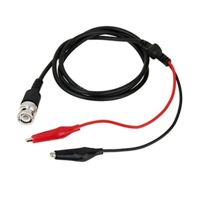 Imagen de 110cm BNC Q9 A Prueba De Osciloscopio Plomo Cable La Sonda Doble Pinza Cocodrilo