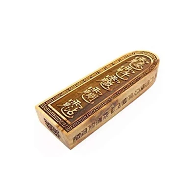 Imagen de lachineuse Placa de protección taoísta Madera Favorita Las Buenas influencias 17 x 6 cm Decoración Pared asiática Feng Shui Tradicional para casa China Japonesa Asia Japón