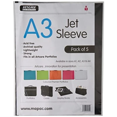 Imagen de Artcare Funda Jet A3 (PK 5), Material sintético, 46x0.1x35.5 cm, 5