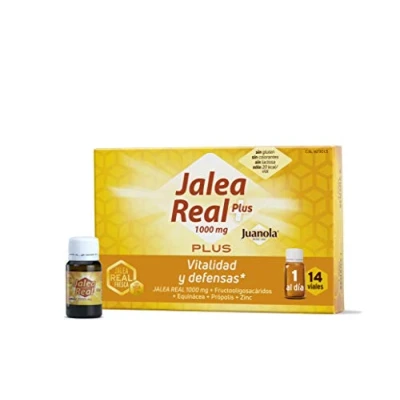 Imagen de JUANOLA jalea Plus, Complemento alimenticio con real fresca, 14 Viales