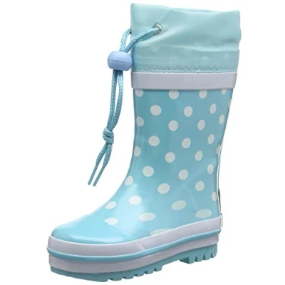 Imagen de Playshoes Botas de Goma, lluvia Unisex niños, Puntos Turquesas, 20/21 EU