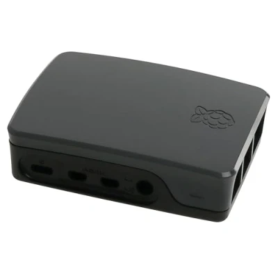 Imagen de Caja para Raspberry Oficial PI 4, Negro/Gris