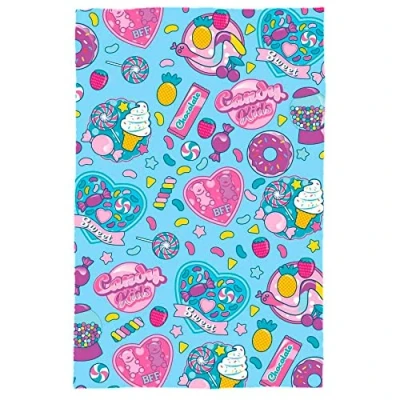 Imagen de KIDS Pelo Silk Touch de Colección Candy Referencia KD Mantas para Cama Colchas y cubrecamas Textiles del hogar Unisex Adulto, Multicolor (Multicolor), única