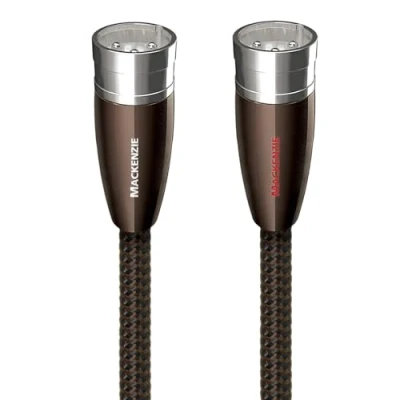 Imagen de AudioQuest 3m Mackenzie XLR cable de audio (3 pin) Negro Cables (XLR pin), 3 m, Negro)