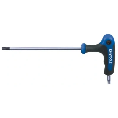 Imagen de KS TOOLS 151.8124 Atornillador acodado con orificio frontal, Torx 208, 150 TB25