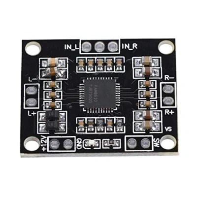 Imagen de PAM8610 Tablero del Amplificador, Amplificador de Potencia Digital Doble Canal Clase D 12V 15W Audio Amp Video M¨®dulo EST¨REO