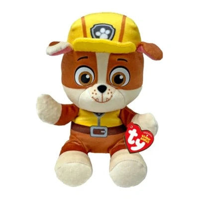 Imagen de Ty Colección Paw Patrol, Rubble, Todos los héroes del Equipo de Cachorros en versión Floppy, Suave Peluche para coleccionar, Idea Regalo Grandes y pequeños 20 cm T44020