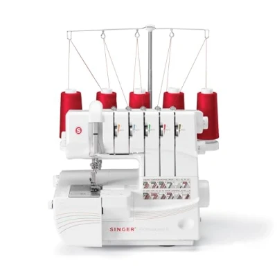 Imagen de Singer Remalladora 14T968DC 5 Hilos Y Doble Puntada De Cobertura, Alimentación Diferencial, Ajuste La Anchura Puntada, Maquina Coser Overlock