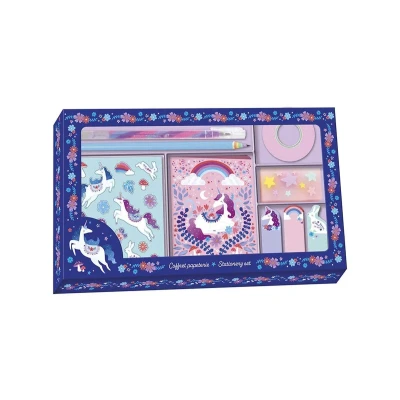 Imagen de Janod Set de papelería Pegatinas, 1 Cuaderno 24 Páginas, 3 Blocs Notas Adhesivos, Lápiz, Masking Tape, Bolígrafo, Borrador Ocio Creativo A Partir 6 Años J08940 (JURATOYS J08940)