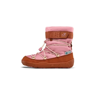 Imagen de Affenzahn Bota nieve Vegan Snowy Impermeables, con forro cálido, fáciles de poner, tallas 21 32 Cervatillo Fucsia
