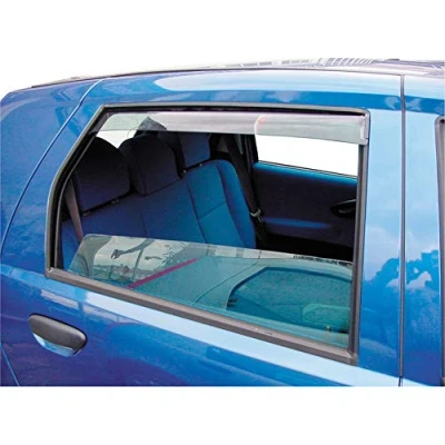 Imagen de ClimAir 4552 Deflectores de aire Master (trasera) compatible con Renault Megane IV HB 5 puertas 2016, gris