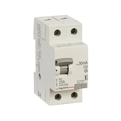 Imagen de LEGRAND, 402036 Interruptor de corriente residual (25 A, 30 mA, 2 pines, 25 mA)