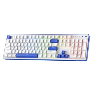 Imagen de Redragon K685 PRO teclado gaming inalámbrico Gasket RGB de 104 teclas, 3 modos, 100% diseño con base intercambiable en caliente, almohadillas absorbentes sonido e interruptores lineales