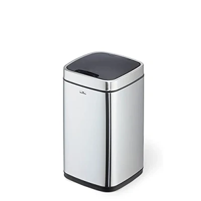 Imagen de Durable 342123 Papelera con sensor NO TOUCH, cubo interior, 12 litros, plata