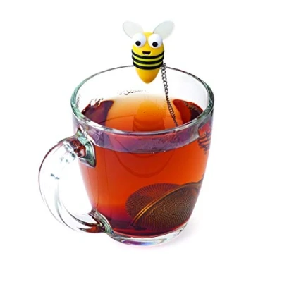 Imagen de Joie Kitchen Gadgets 48222 Bumble Bee infusor de té taza plástico, amarillo