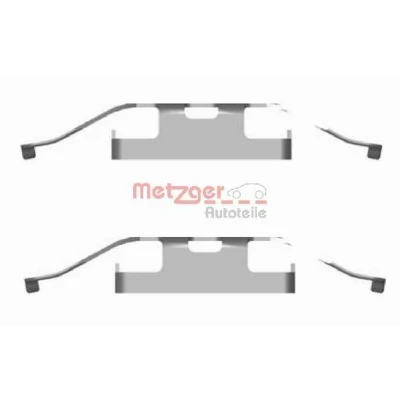 Imagen de METZGER 109 1682 Kit de accesorios, pastillas frenos VOLKSWAGEN: Touareg I, Multivan 5 (7HM, Transporter
