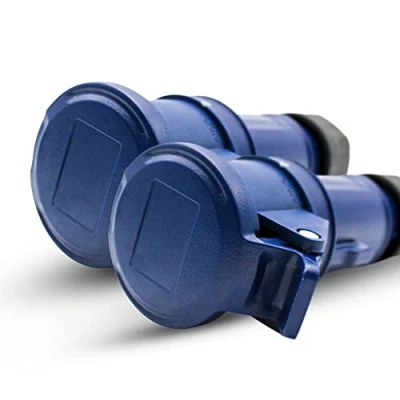 Imagen de DOJA Industrial TOMA 380V Hembra IP44 32A 2P+T (3 polos) PACK 2 Enchufe Enchufes Monofásico 3 Pines Industriales Adaptador Cetac Monofasico