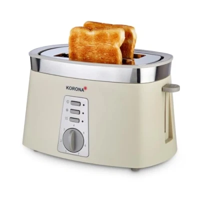 Imagen de Korona 21205 2 rebanadas estilo retro función de descongelación y calentamiento 920 W accesorio para panecillos bandeja recogemigas centrado en pan
