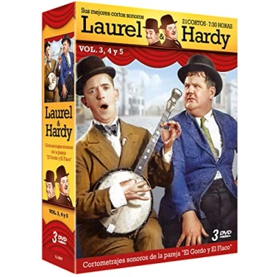 Imagen de Laurel &amp; Hardy. Sus mejores cortos. Vol. 3, 4 y 5. 1931 1935 [DVD]