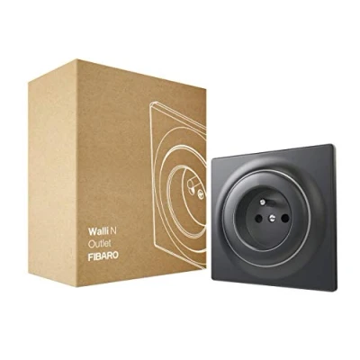 Imagen de FIBARO Walli N E FGWSONE 011 8 Caja para empotrar, Tipo E, color Antracita