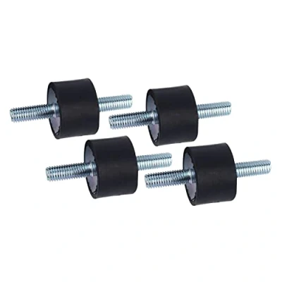 Imagen de amortiguador de aire M8 30 x 20 hule antivibración, golpes, choque, amortiguador, 4 unidades