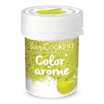 Imagen de Colorante alimentario verde con sabor a manzana 10 g