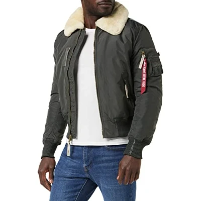 Imagen de Alpha Industries Injector III Chaqueta de invierno, Hombre, Talla: Small, Greyblack