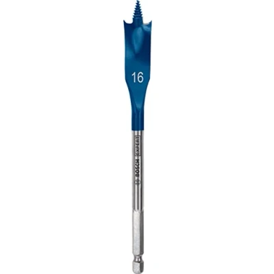 Imagen de Bosch Professional 1x Brocas fresadoras planas Expert SelfCut Speed (para Madera blanda, Aglomerado, Ø 16,00 mm, Longitud 152 accesorios Taladro de impacto rotativo)