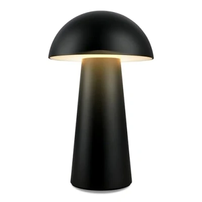 Imagen de Briloner Mini lámpara LED de sobremesa inalámbrica con toque, regulable por pasos, IP44, lamparas mesita noche, lampara mesa, recargable, inalambrica, 12x19,5 cm, negro