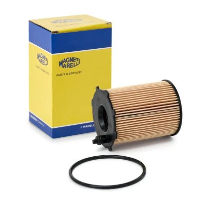 Imagen de MAGNETI MARELLI 153071762438 Filtro de aceite Cartucho filtrante CITROËN: C3 III, C4 II Cactus, Berlingo II, PEUGEOT: Partner Tepee