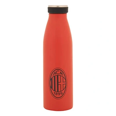 Imagen de AC Milan Gil Red, ACM_Bottle_002 Unisex Adulto, Rojo, Negro