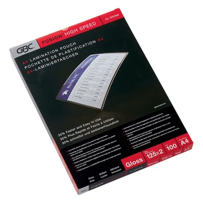 Imagen de GBC 3747348 Carteras DIN A4 (216X303) alta velocidad 2X125 micras (caja 100)