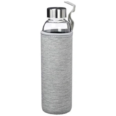 Imagen de ORYX Botella Agua Cristal 550 ml. Funda Neopreno con Asa. Sin BPA