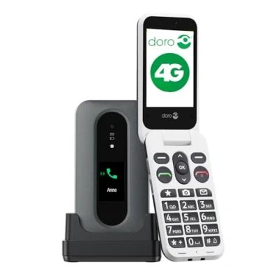 Imagen de Telefono movil doro leva l30 2.8pulgadas 4g grafito blanco
