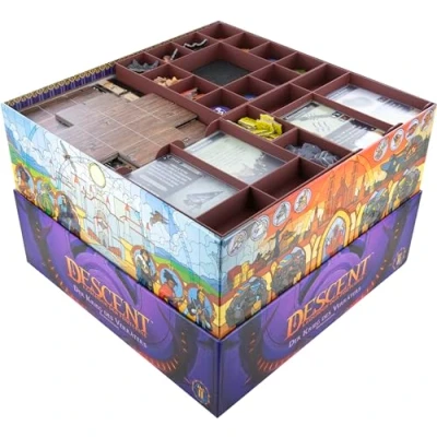 Imagen de Feldherr Espuma Set + Organizer Insertos compatibles con Descent: Legends of The Dark Betrayer&#039;s War Caja del Juego de Mesa