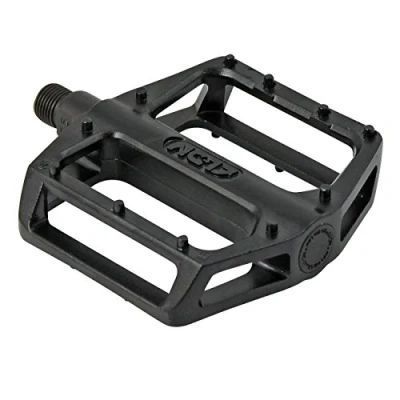Imagen de NC 17 Sudpin STD Zero Pro Pedal de Aluminio para Bicicletas montaña/Bicicleta BMX, Resistente, Super Ligero, Soportes fijos Negro